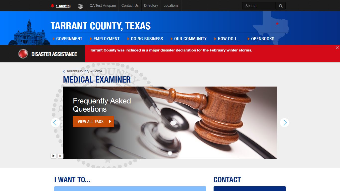 Medical Examiner - Tarrant County, Texas